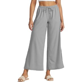 Willit Women's Wide Leg Pants UPF 50+ Swim Beach Pants Lightweight Travel Pants Quick Dry Sun Protective
