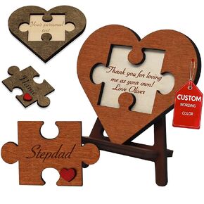 Wooden Therapist Appreciation Gifts - Thank You for Being Part of My Story Teacher Gift, Farewell Gifts for Female Mentor Friend, Thankful Memorial Keepsakes for Women or Men Thanks Puzzle Piece Sign