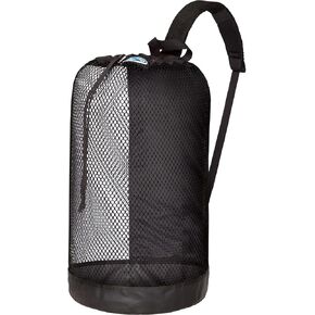 Stahlsac BVI Mesh Backpack: Compact 33L size, great beach bag for dry/wet gear, YELLOW