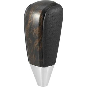 Automatic Transmission Gear Shift Knob Black Wood Pattern for Toyota Land Cruiser 2003-2021 Plastic Black
