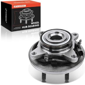 A-Premium Front Wheel Bearing and Hub Assembly with ABS & 6-Lug Compatible with Ford F-150 F150 2011-2014, Expedition 2011-2014 & Lincoln Navigator 2011-2014, RWD Only