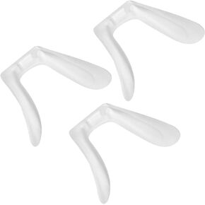 FOMIYES 3pcs Comfortable Nose Pad Shades Glasses Roman Blind Rods Nose Bridge Pads Bridge Silicone Nose Pads Stick on Nose Pads for Glasses Eyeglasses Suite Replaceable Student