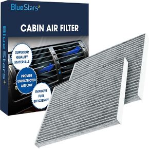 2-Pack Premium Activated Carbon Cabin Air Filter CF11819 for Sonata 2011-2014, Optima 2011-2015, Equinox 2010-2017, Santa Fe (Sport/XL), Terrain, Vue, Sedona, Captiva Sport by BlueStars