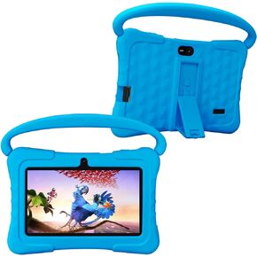 تابلت للأطفال 7 بوصة للأطفال الصغار، 4 جيجابايت (2+2 توسيع) ذاكرة الوصول العشوائي 32 جيجابايت، كمبيوتر لوحي مع مرشحات العمر، أدوات الرقابة الأبوية، أجهزة لوحية للأطفال 7 بوصة مع واي فاي، تابلت تعليمي مع حافظة زرقاء in Kuwait