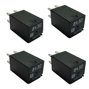 4Pcs 13500113 20A 12VDC 4Pins General Motors Multi-Function Relay