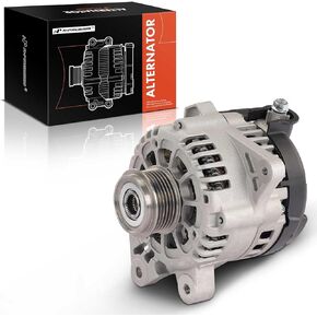 A-Premium Alternator Compatible with Hyundai Elantra 2017-2020 & Kia Forte 2017-2021, Forte5 2020-2021, 2.0L, 12V 150A 6-Groove Clutch Pulley Clockwise, Replace# 373002E721, 61001473