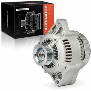 A-Premium Alternator Compatible with Toyota Camry 1983-1988, Corolla 1984-1988, Supra 1986-1992, Celica 1986-1989 & Chevrolet Nova 1985-1988, 1.6L 2.0L 3.0L, 12V 70A 5-Groove Pulley Clockwise