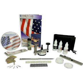 Windshield Repair Kit - American Essentials Professional Windshield Rock Chip Repair Kit - with Glass Repair Resin and Pit filller for 100 Repairs - Cracked Glass Tool - DIY or Start a Business