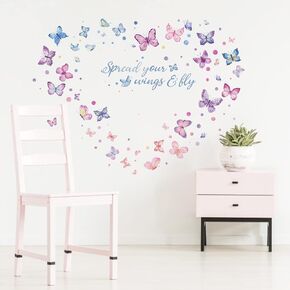 Yovkky Kid Inspirational Phrase Quote Wall Decal, Colorful Peel Stick Motivational Lettering Sticker Nursery Classroom Positive Saying Decor, You Are Stronger Home Decoration Bedroom Playroom Art Gift