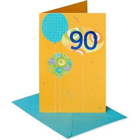 بطاقة عيد ميلاد التسعين من American Greetings (عمر 90 عامًا)