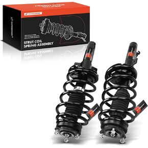 A-Premium Pair (2) Front Complete Strut & Coil Spring Assembly Compatible with Ford Transit Connect 2010 2011 2013, Driver and Passenger Side