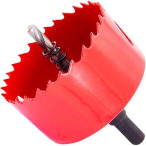 قاطع ثقب 75 مم Laiwei HSS منشار ثقب ثنائي المعدن وقاطع للجدران الجافة البلاستيكية والخشبية والصفائح المعدنية 2-15/16 بوصة (منشار ثقب 2.95 بوصة) in Kuwait