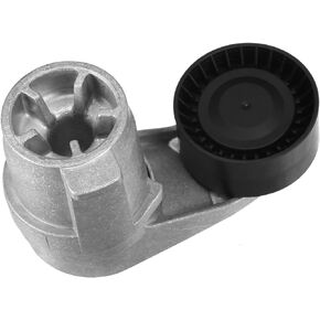 X AUTOHAUX Drive Belt Tensioner Assembly Belt Tensioner for BMW F30 F10 F12 F13 F25 X3 X4 X5 11287599097 11288604266 Metal Black Silver Tone