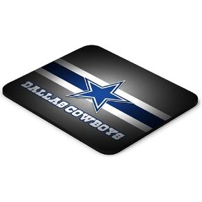 Gaming Mouse Pad, Sport Football Mousepad with Non-Slip Rubber Base for Laptop Computer Desktop Game Mat,Fans Gift Blue White White Design, Boy Husband Gift
