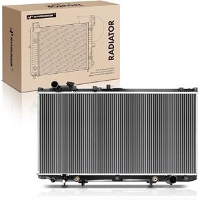 A-Premium Engine Coolant Radiator with Transmission Oil Cooler Compatible with Lexus GS300 1998-2005 L6 3.0L, GS400 1998-2000 V8 4.0L, Automatic Trans. Replace# 1640046570