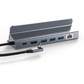 Tiergrade USB C Hub, 6-in-1 USB C Hub, 4K HDMI, 3 x USB-A 3.0, Ethernet for MacBook Pro, Steam Deck Docking Station, iMac and More
