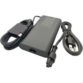 Dell GaN Laptop Charger 240W Watt Barrel 7.4mm tip AC Power Adapter - LA240PM200 HA240PM200 DA240PM200 0YR68 4GC66 G5K8G R4P0K for Alienware Laptop