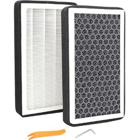 Replacement for Tesla Model 3 Model Y Cabin Air Filter HEPA with Activated Carbon,Fit for Tesla Model 3 Model Y Accessories 2016-2023, 2 Pack