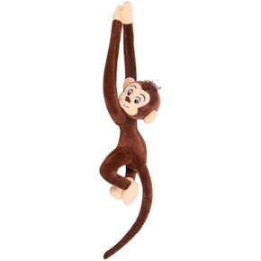 Long Arm Hanging Monkey Stuffed Animals,Curtain Monkey Plush Toy Birthday Xmas Gift for Kids (24Inch)