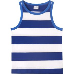 Spring&Gege Boys Striped Tank Tops Summer Sleeveless Cotton T Shirt (4-12 Years) in Kuwait