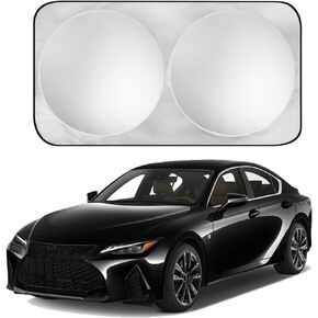 Car Windshield Sun Shade Sunshade Compatible With Lexus IS IS250 IS350 IS300 IS460 ES ES350 NX 300 350 200t 250 450h RC CT UX IS Couple Accessories, Foldable Car Front Window Sun Shield Visor