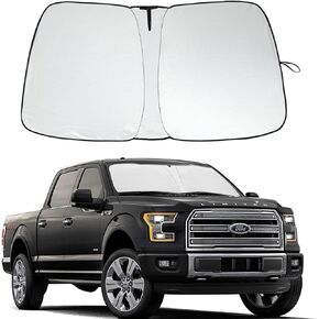 Car Windshield Sun Shade for Ford F-150 2015-2020 Accessories Sunshade Window Sun Visor Protector Foldable Blocks UV Rays Keep Your Car Cool