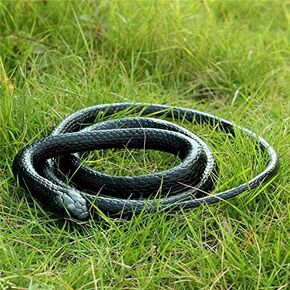 47 Inch Large Lifelike Realistic Fake Rubber Snake Toys, Garden Props, Funny Gag Toy and Prank Kit, Educational Toy