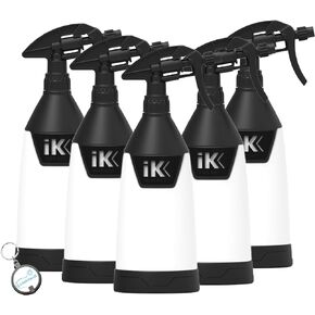 Lumintrail IK Sprayers Multi Trigger 1 (Multi TR 1) Sprayer 5 Pack Bundle with Keychain Light - Spray Detailer for Vehicle Detailing, Cleaning, and Maintenance