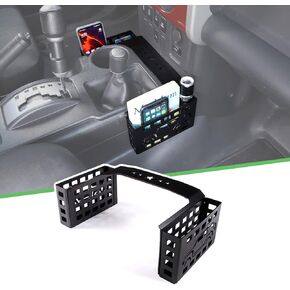 LLKUANG Central Gear Storage Baskets On Both Sides for Toyota FJ Cruiser 2007-2021 Aluminum Alloy Multifunctional Tray Storage Box (Style A)