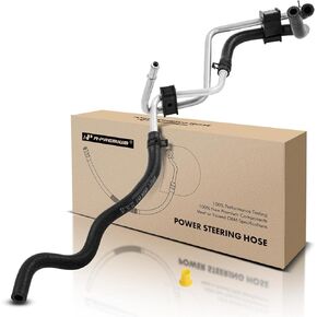 A-Premium Power Steering Return Hose Line Assembly Compatible with Nissan 370Z 2009-2020 Infiniti EX35 2008-2012 EX37 2013 G25 G35 G37 Q40 Q60 QX50