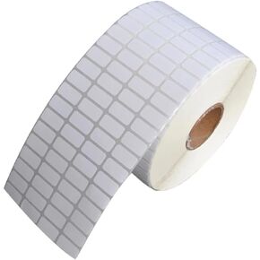 10000Pcs Storage Container Labels Sticker Premium Adhesive Small Labels Writable Label Stickers Rectangle White Sticker for DIY Painting Kits Accessories