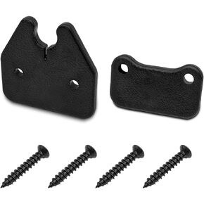 Sun Visor Repair Kit Fit Heavy Duty Sun Visor Clips for Dodge RAM 1500 Trucks 2019 2020 2021 2022 2023 Heavy Duty Sun Visor Clips Fix Replacement (1Set Black)