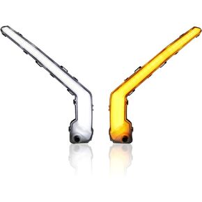 2022 can am Maverick Signature Fang Lights لـ UTV Can Am Maverick X3 XDS XRS Max Turbo R 2017-2022 (أبيض + كهرمان) in Kuwait