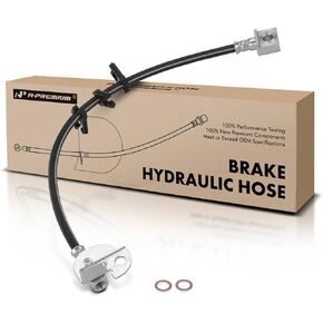 A-Premium Front Passenger Brake Hydraulic Hose Compatible with Select Ford, Lincoln and Jaguar Models - Thunderbird 2002-2005, LS 2000-2005, S-Type 2000-2002 - Replace# 6W4Z2078AA