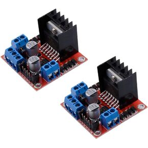 2Packs L298N Motor Drive Controller Board Module Dual H Bridge DC Stepper For Arduino