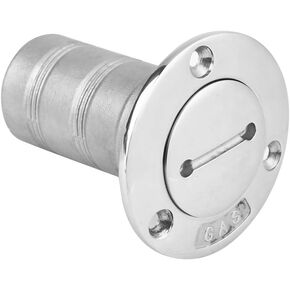 Boat Deck Fill, Boat Marine Stainless Steel Fuel Deck Gas Oil Tank Deck Fill Filler Port Key