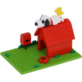 nanoblock - Peanuts - Snoopy House, Character Collection Series Building Kit