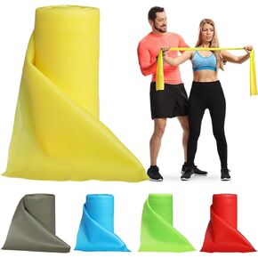 Resistance Bands Professional Bulk Rolls. Elastic Physical Therapy Band. Resistance Bands Elastic Exercise Bands for Recovery, Physical Therapy, Yoga, Pilates, Rehab,Fitness