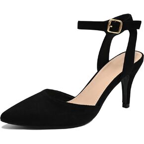 المرأة أشار تو مضخات أحذية مثير مغلق تو Slingback هريرة الكعوب خنجر الكاحل فستان بحزام الزفاف الصنادل الحفلات in Kuwait