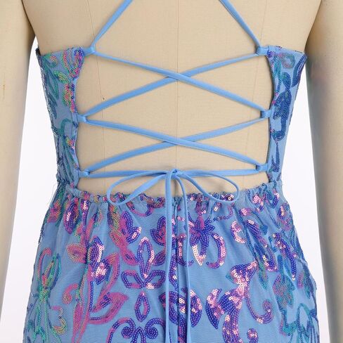 OBEEII Sequin Homecoming Dress for Teen Sparkly Spaghetti Strap Bodycon Mini Dress Cocktail Party Clubwear Short Prom Dress in Saudi Arabia