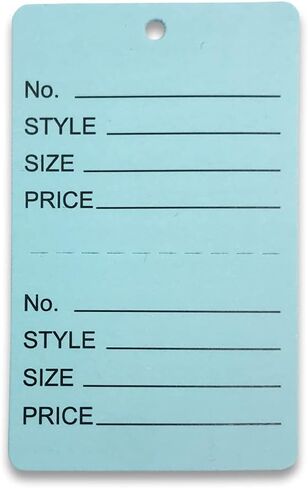 500 Qty Unstrung Pink Price/Receipt Tags w/Easy-Tear Stub in Saudi Arabia
