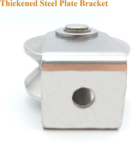 2pcs Stainless Steel V Groove Wheel Heavy Duty Caster Rigid Track Wheel Pulley Sliding Gate Rollers with Bracket for Sliding Gate, Rolling Gate, Inverted Track, Industrial Machines in Saudi Arabia