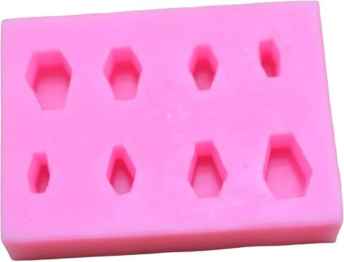 coffin Ear Guage Resin Mold Double Flared Plug Silicone Mold in Saudi Arabia