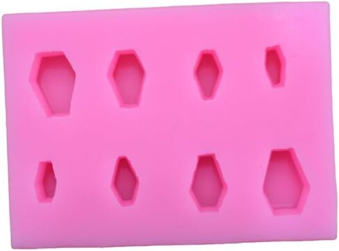coffin Ear Guage Resin Mold Double Flared Plug Silicone Mold in Saudi Arabia