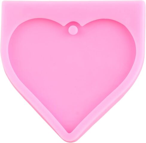 Heart Silicone Keychain Mold Heart Keychain Pendant Mold Puzzle Silicone Mold For Jewelry Pendant Crafts Making Set Of 5 in Saudi Arabia