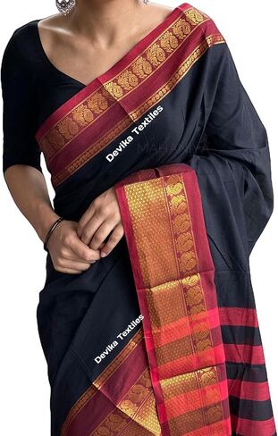 Narayanpet Pure Cotton Handloom Sarees From The Weavers Of Karnataka India For womens in Saudi Arabia