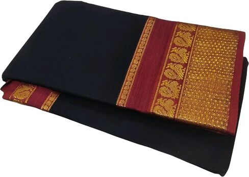 Narayanpet Pure Cotton Handloom Sarees From The Weavers Of Karnataka India For womens in Saudi Arabia