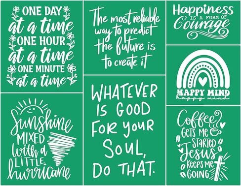 Bible Reusable Silk Screen Stencils Inspirational Sticky Stencils Faith Religious Jesus God Motivational Christian Painting Stencils Mesh Transfers Crafts on Wood/Clothing/Glass Home Office Decor in Saudi Arabia