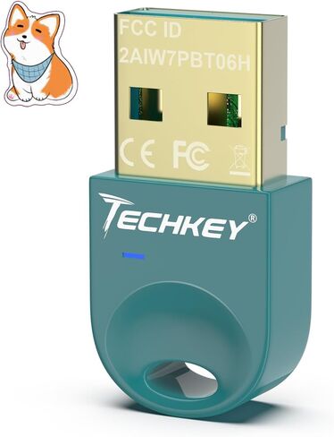 محول بلوتوث USB 5.3 لأجهزة الكمبيوتر المكتبية، قم بتوصيل وتشغيل جهاز استقبال وجهاز إرسال بلوتوث صغير V8 EDR Dongle لأجهزة الكمبيوتر المحمول والكمبيوتر المحمول ونظام التشغيل Windows 11/10/8.1-كرة التنس باللون الأخضر in Saudi Arabia