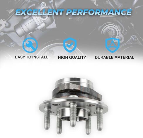 513288 Front or Rear Wheel Bearing and Hub Assembly Wheel Hub w/ABS Fits for 2010-2017 Terrain 2.4L, Fits for 2014-2017 Impala 3.6L, Replace OE 513288 WE60838 in Saudi Arabia